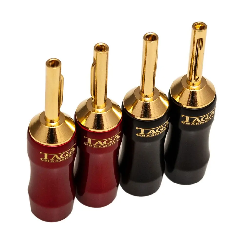 Taga Harmony Premium Copper Banana Plugs (4 Pack) 1