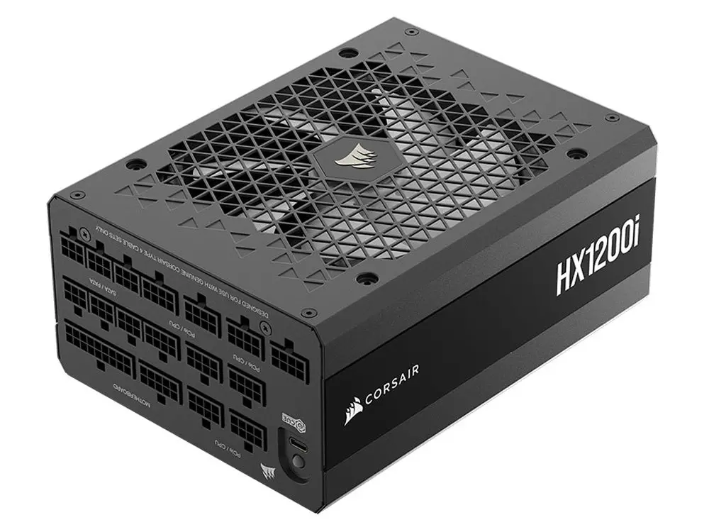 Corsair Hx1200i Ultra-Low Noise 1200W 80+ Platinum Fully Modular Atx Power Supply 1