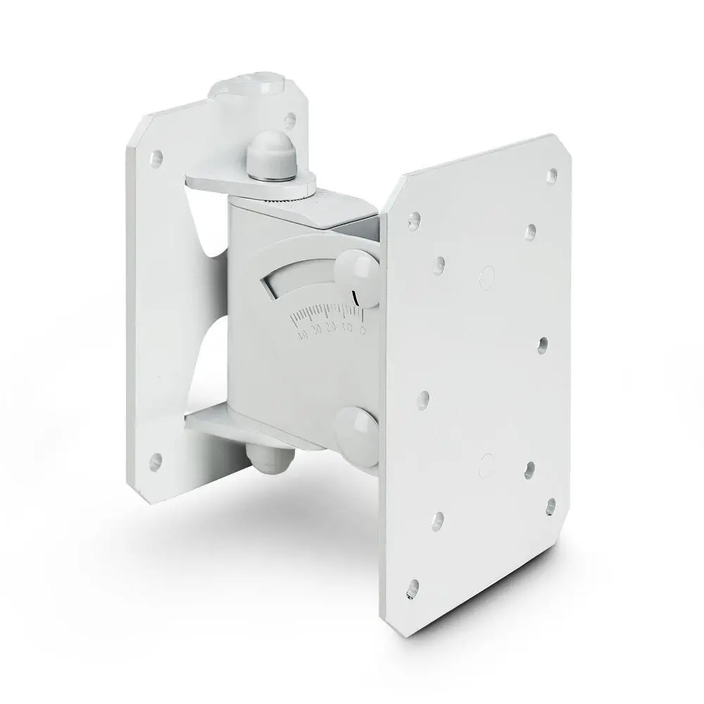 Gravity Spwmbs20b Tilt And Swivel Steel Wall Mount Holder For Speaker 20Kg (White) 1