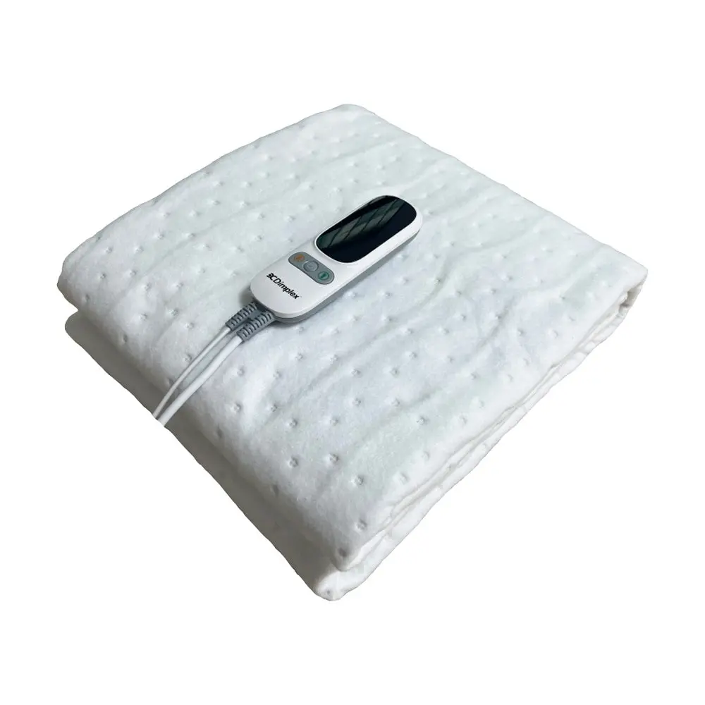 Dimplex Multi-Zone Single Size Bed Fitted Electric Blanket Washable (White) 1