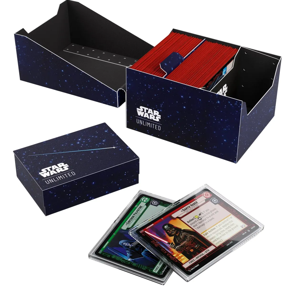 Gamegenic Star Wars Unlimited Twin Sun Soft Crate - Card Back Blue 1