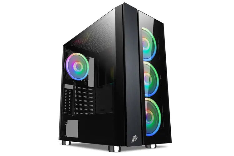 1St Player Sir B7-E Atx Gaming Case With 4 M2 Rgb Fans (Black) 1