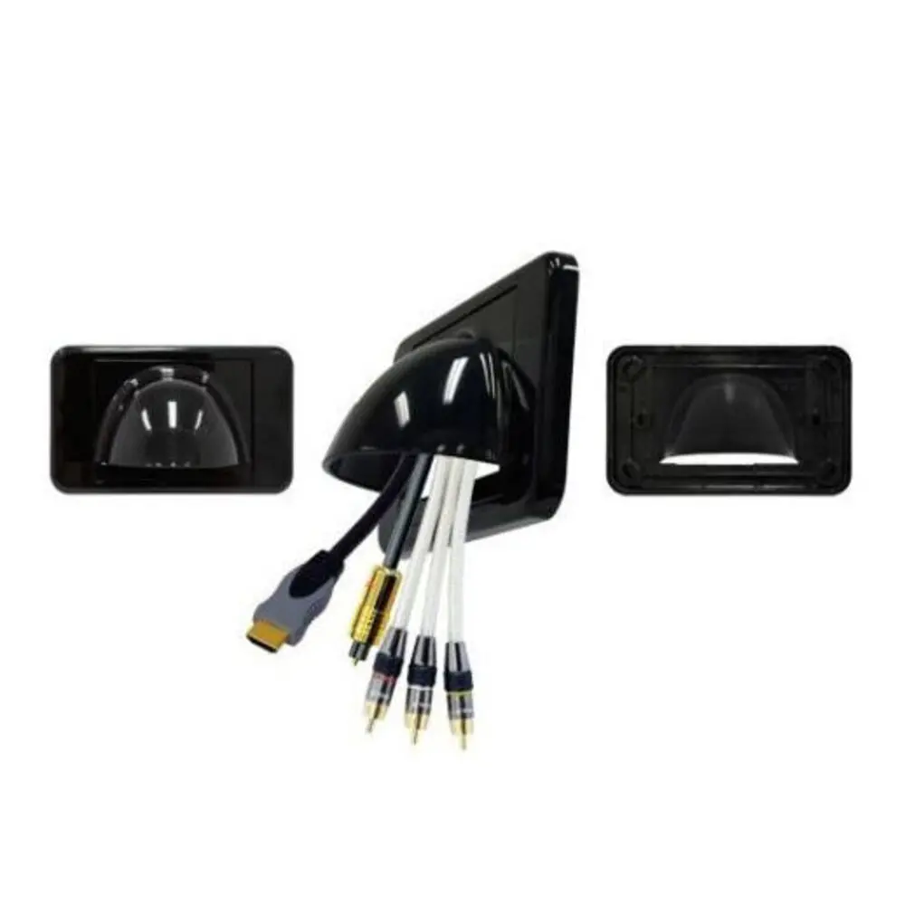 Pro2 Bullnose Wall Plate Cover (Black) 2