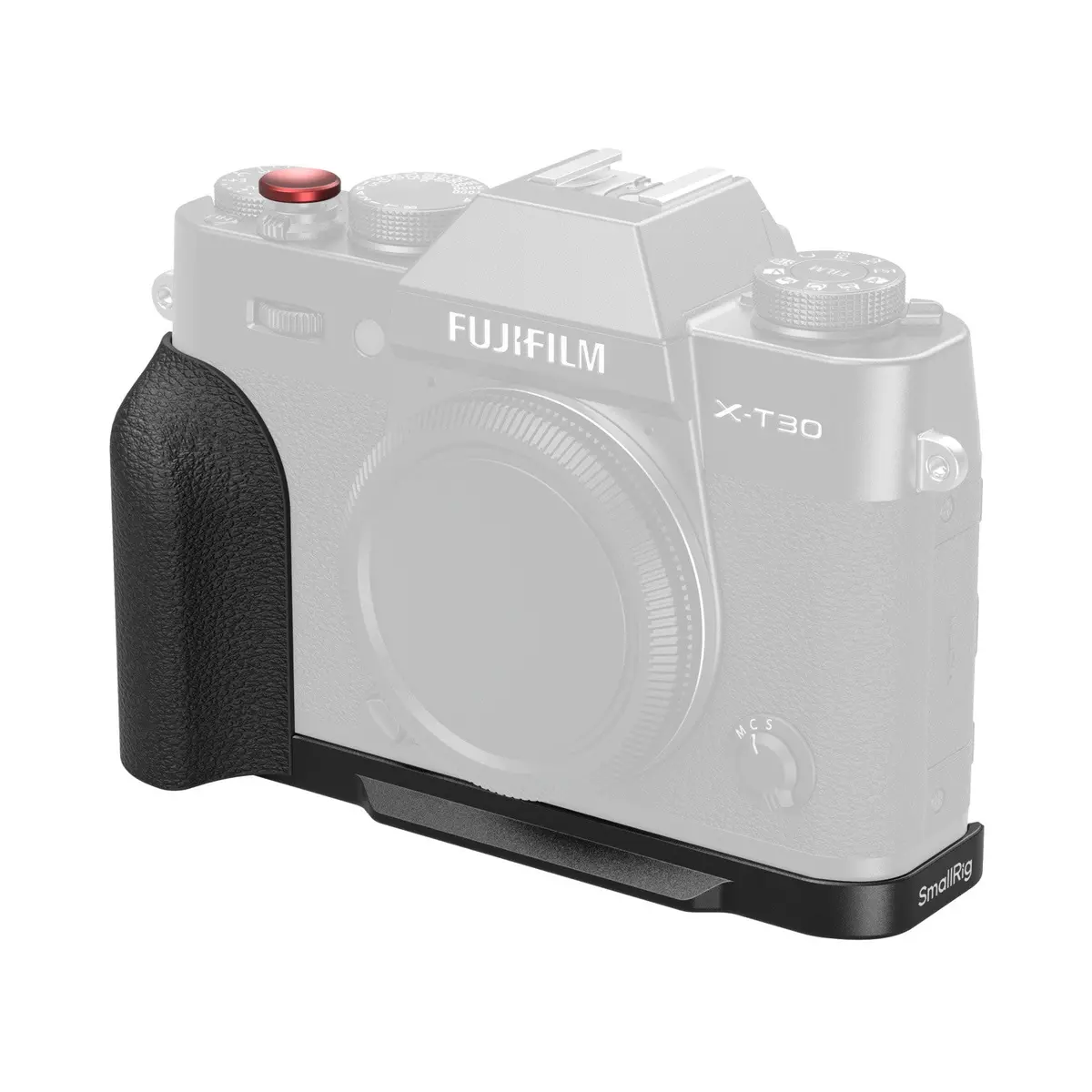 Smallrig L-Shaped Mount Plate With Silicone Handle For Fujifilm X-T30 / X-T30 Ii / X-T30 Iii (Black) 5663 1