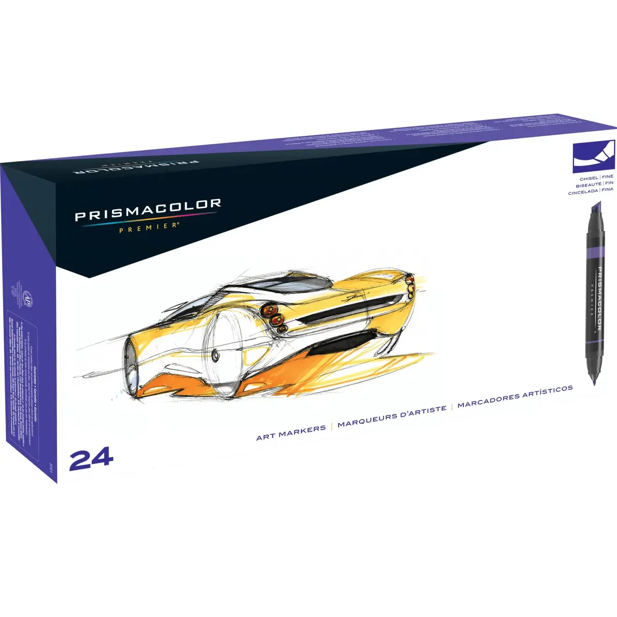 Prismacolor Art Markers Chisel/Fine Tip 24 Pack 2