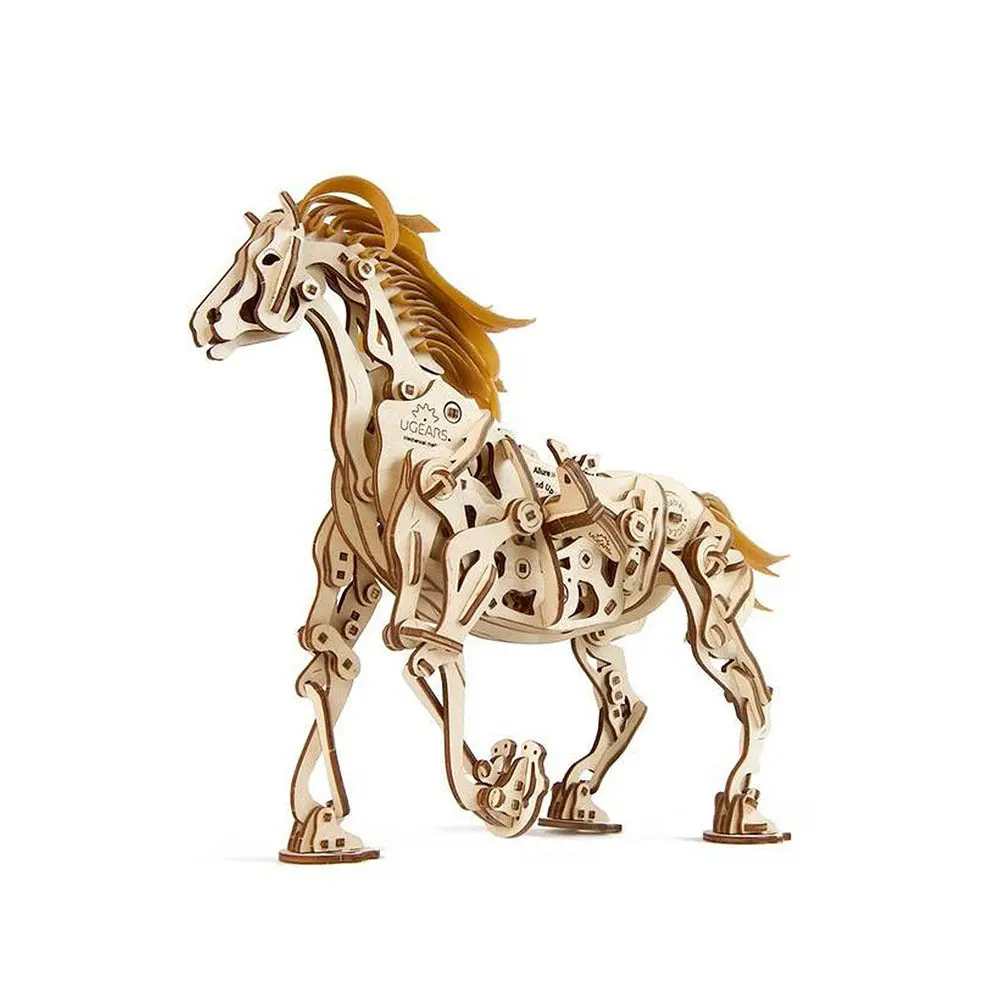 Ugears Mechanical Horse Wooden 3D Puzzle Diy Model Kit 1