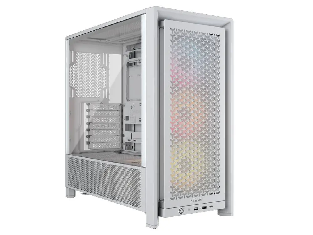Corsair Frame 4000D Rs Argb Modular Mid-Tower Case - White 1