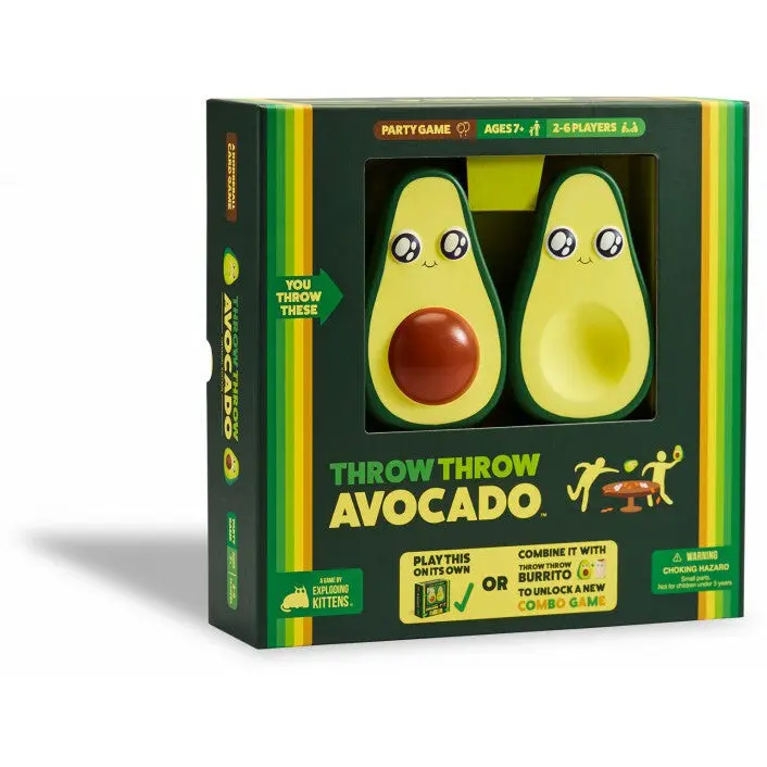 Exploding Kittens Throw Throw Avocado Party Game 1