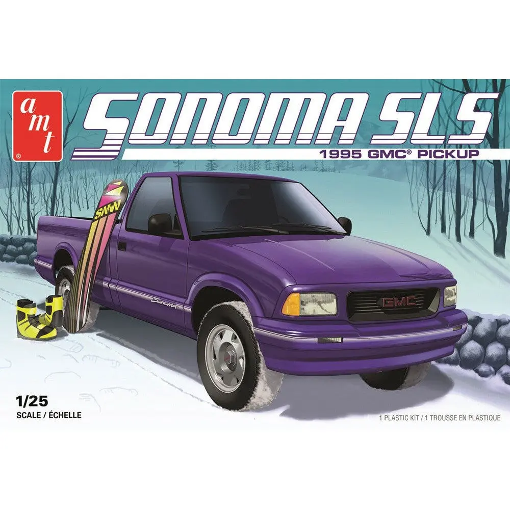 Amt 1168M 1/25 1995 Gmc Sonoma Pickup Plastic Model Kit 1