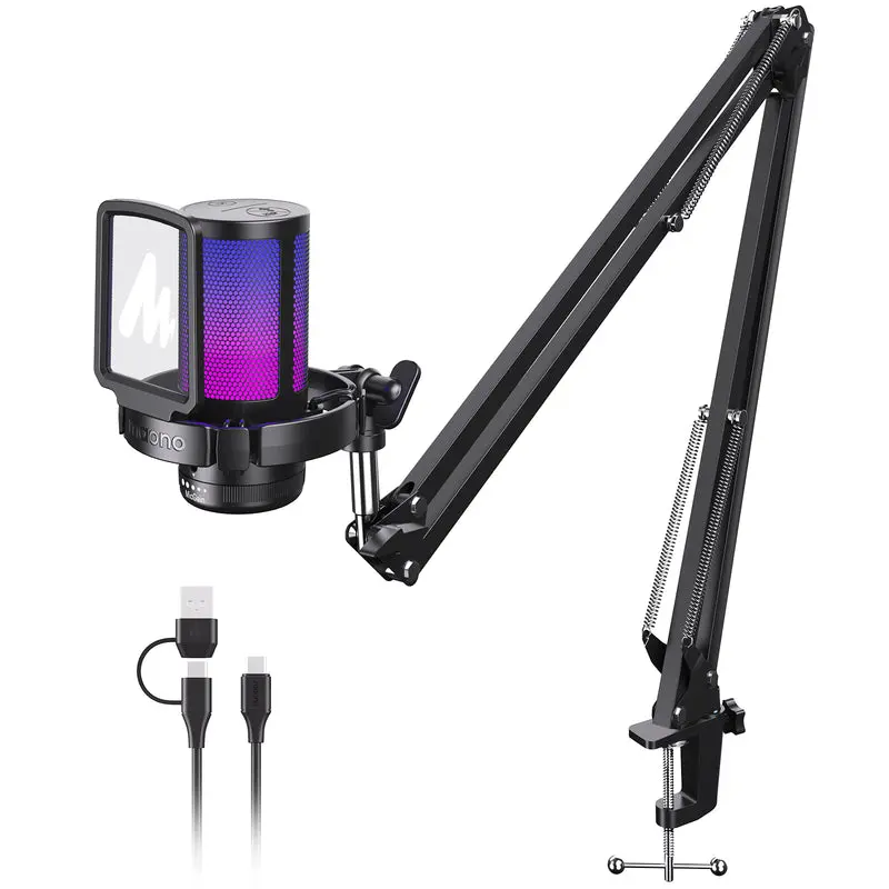 Maono Dgm20s Gamerwave Condenser Usb Gaming Rgb Microphone 1
