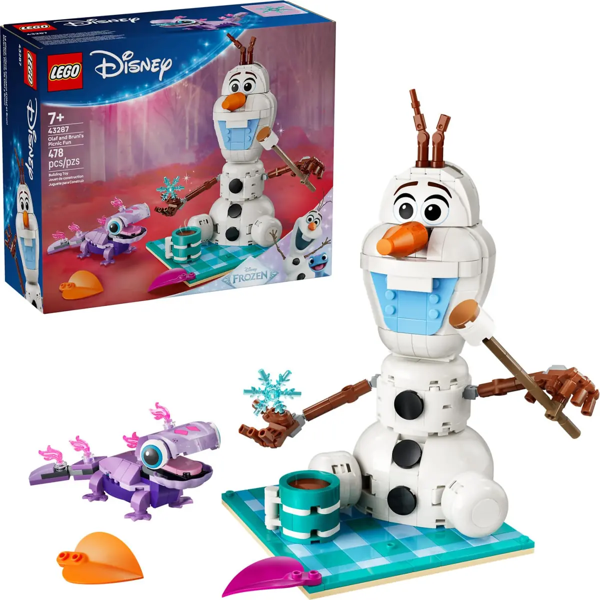 Lego 43287 Olaf And Bruni’S Picnic Fun - Disney 1