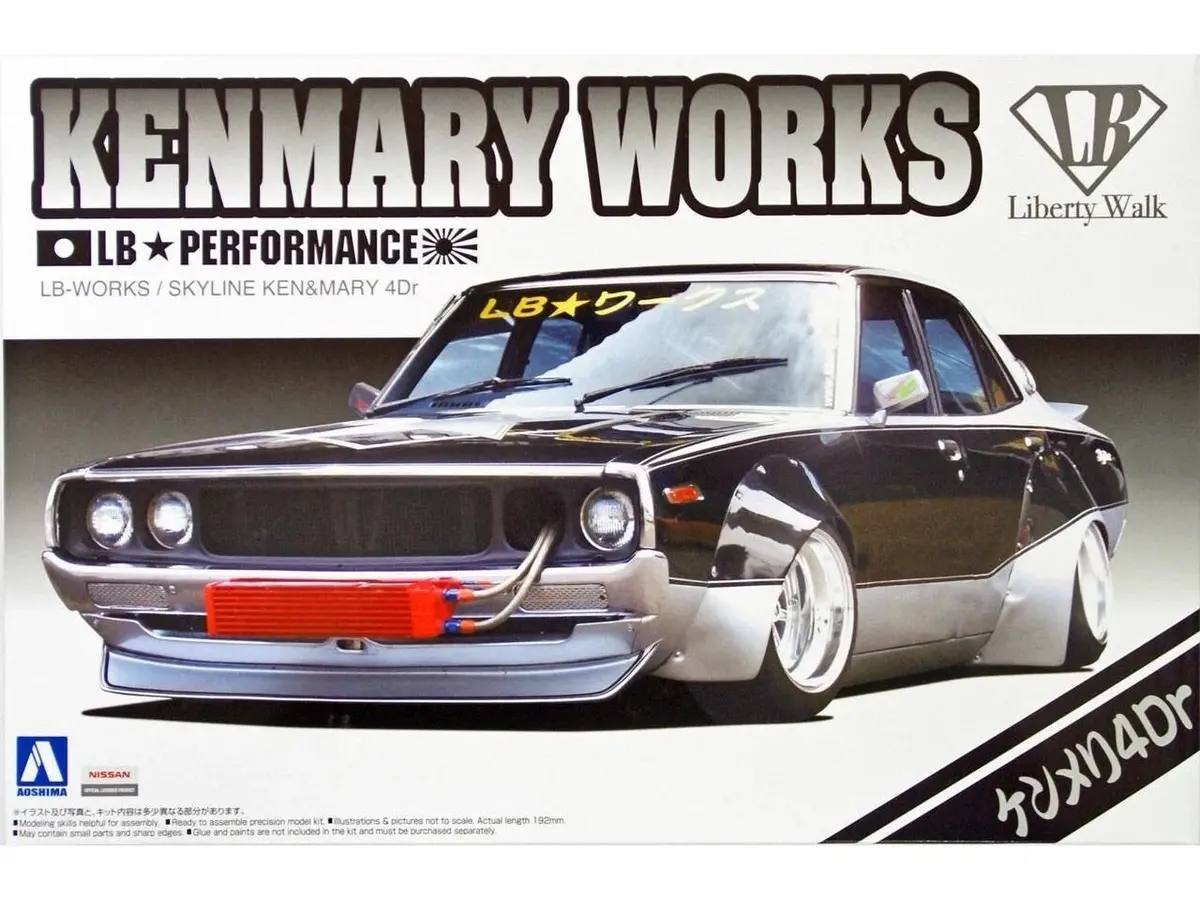 Aoshima 1/24 Lb Works Ken Mary 4Dr 1