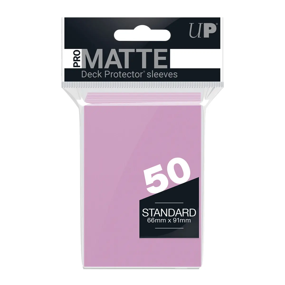 Ultra Pro: Up84185 Pro-Matte 50Ct Standard Deck Protector Sleeves: Pink 1