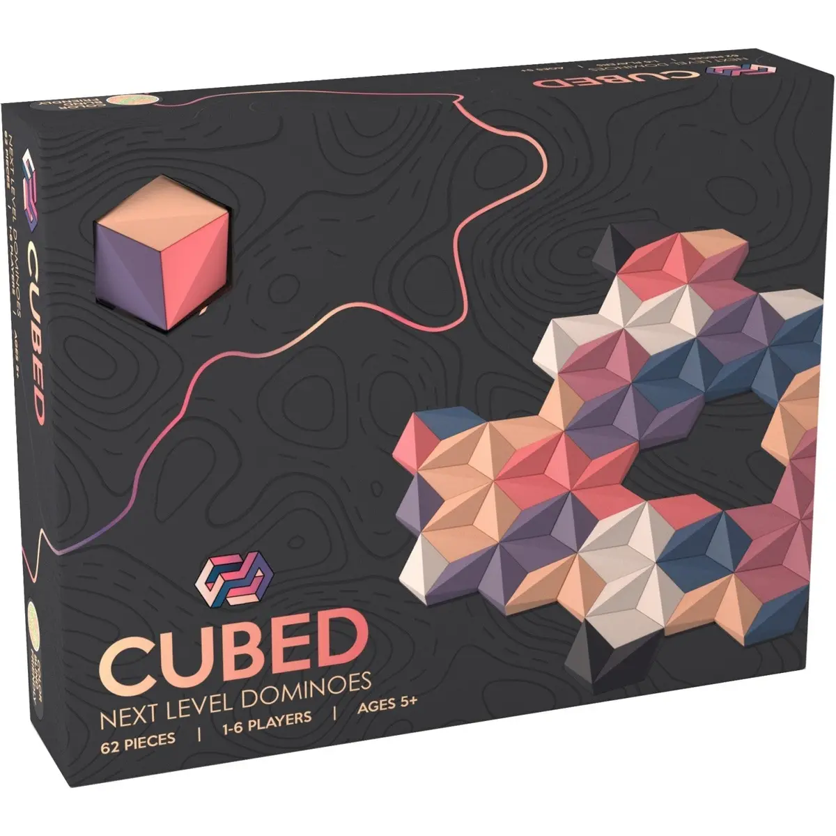 Friendly Rabbit Cubed Next Level Dominoes Game 1