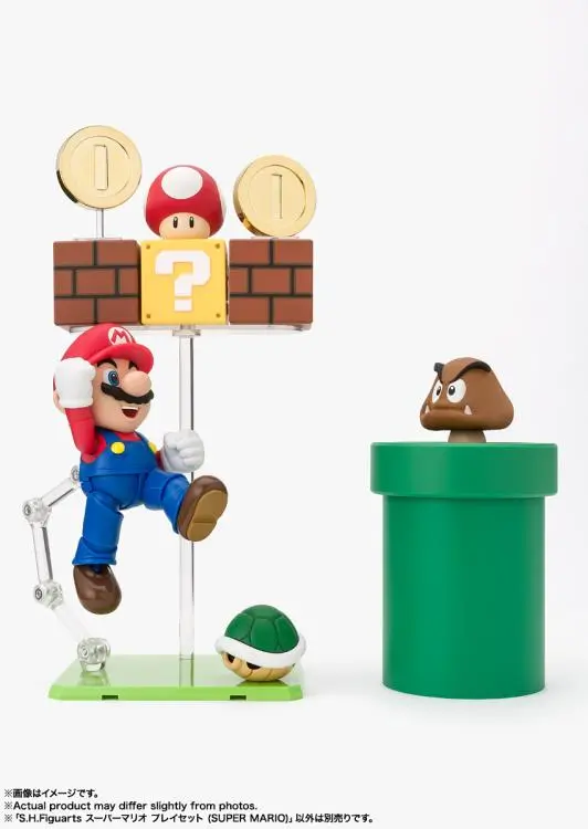 Tamashii Nations S.H.Figuarts Super Mario Playset (Super Mario) 2