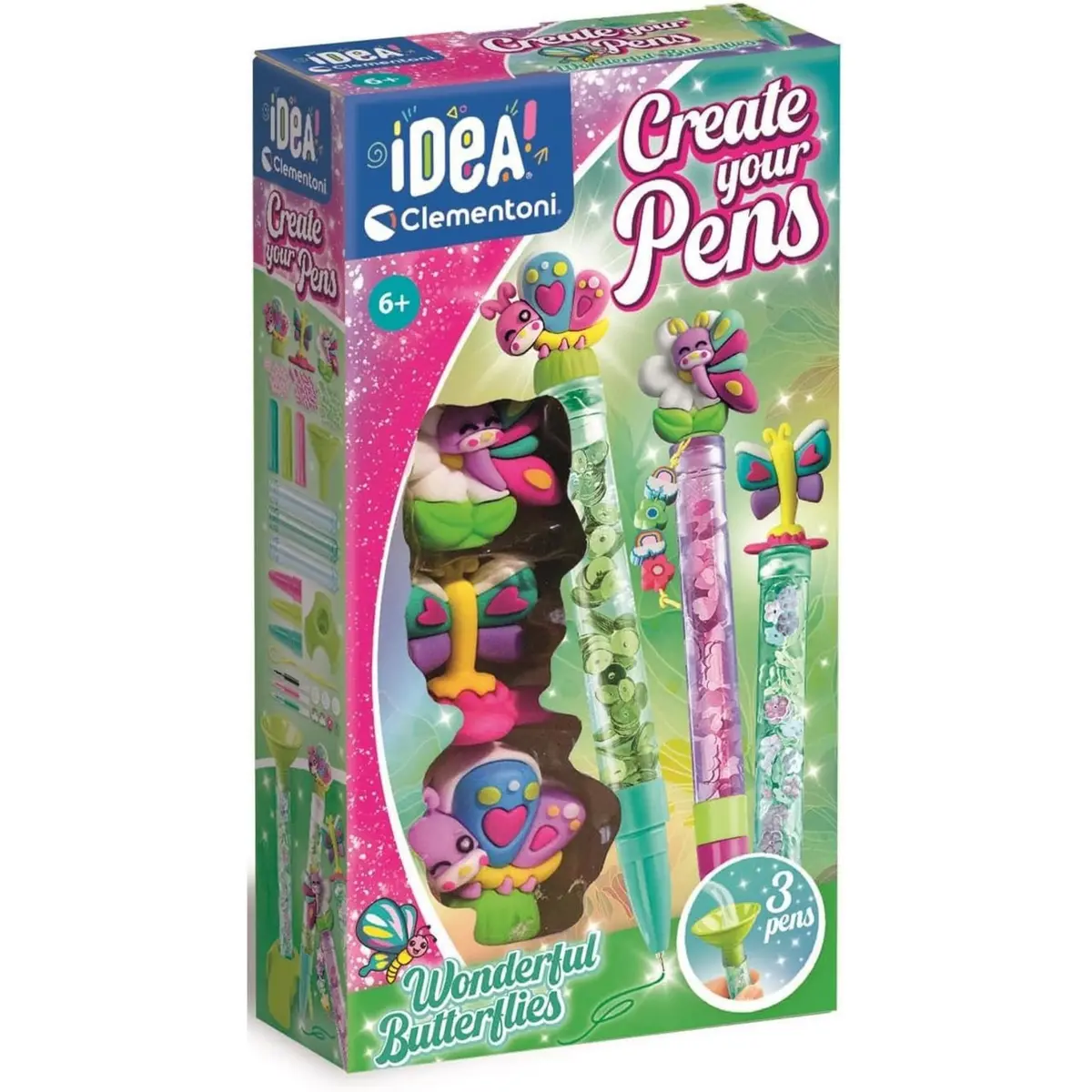Clementoni Small Pen Lab - Wonderful Butterflies Toy 1