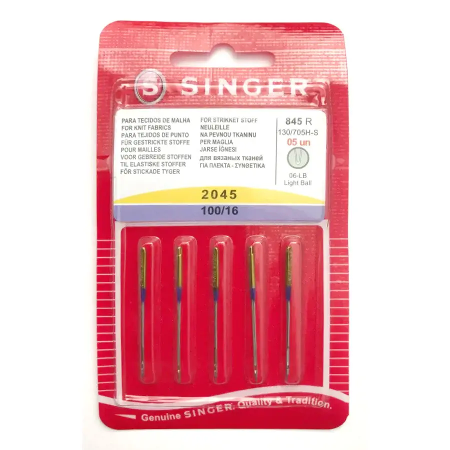 Singer Ballpoint / Stretch Fabric Needles - Ng2045-100/16 Stretch Heavyweight Fabrics 1