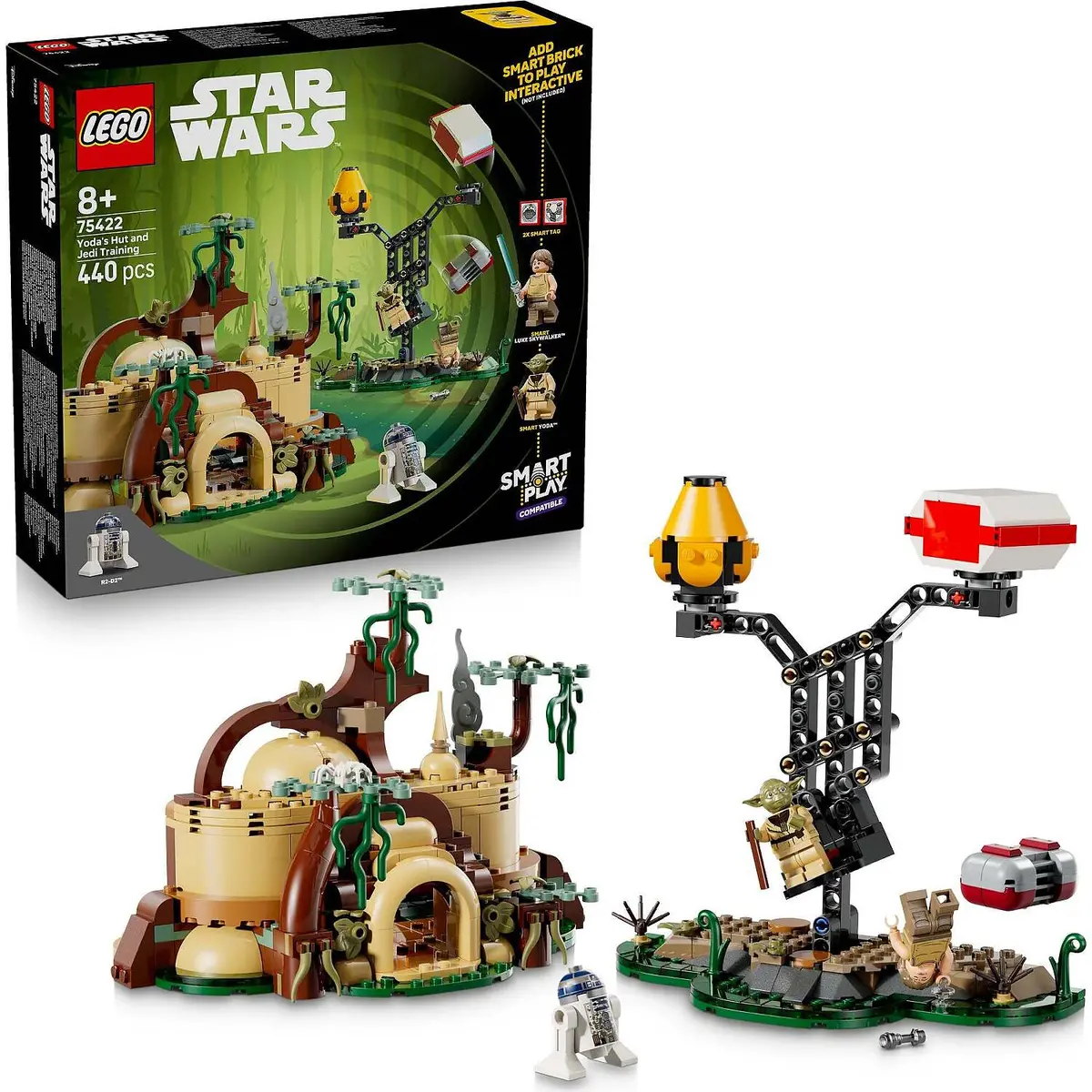 Lego 75422 Smart Play Compatible: Yoda's Hut And Jedi Training - Star Wars 1