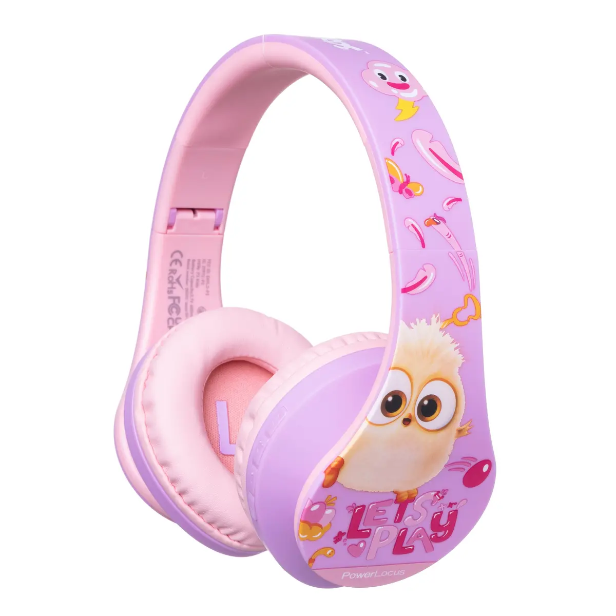 Powerlocus P2 Kids Bluetooth Headphone Angry Birds Edition (Pink) 1