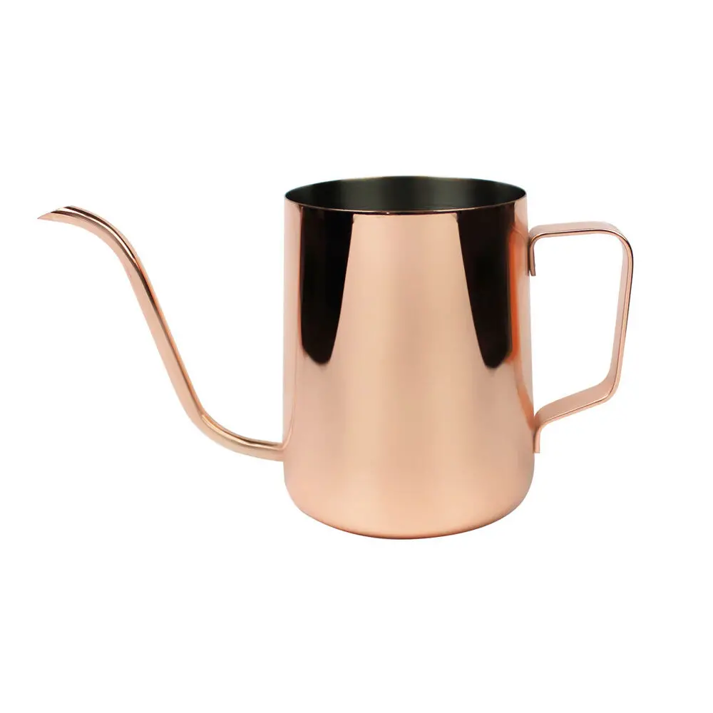Coffee Culture 600Ml Stainless Steel Goose Neck Pour Over Jug Container (Copper) 1