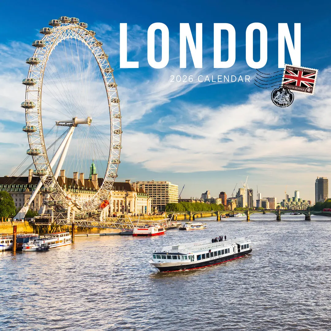 Paper Pocket London 2026 Calendar 1