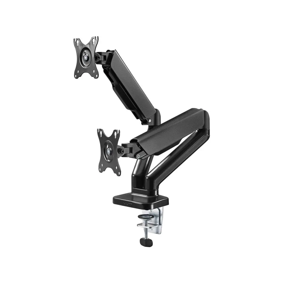 Goobay 43-81Cm Dual Monitor Mount With Gas Spring (Black) 1