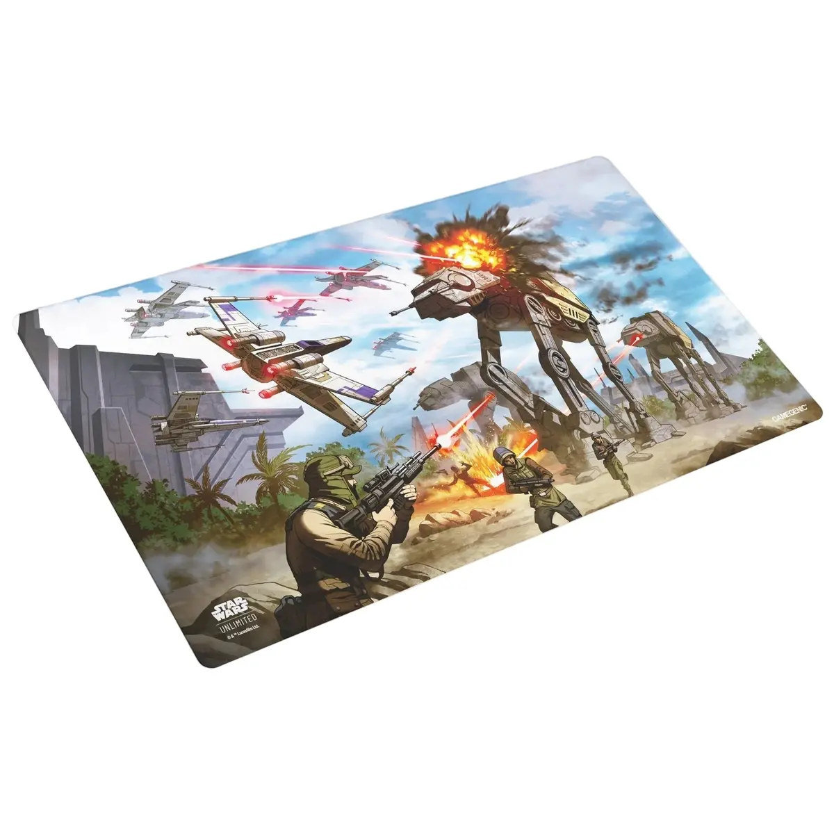 Gamegenic Star Wars Unlimited Game Mat - Battle Of Scarif 1