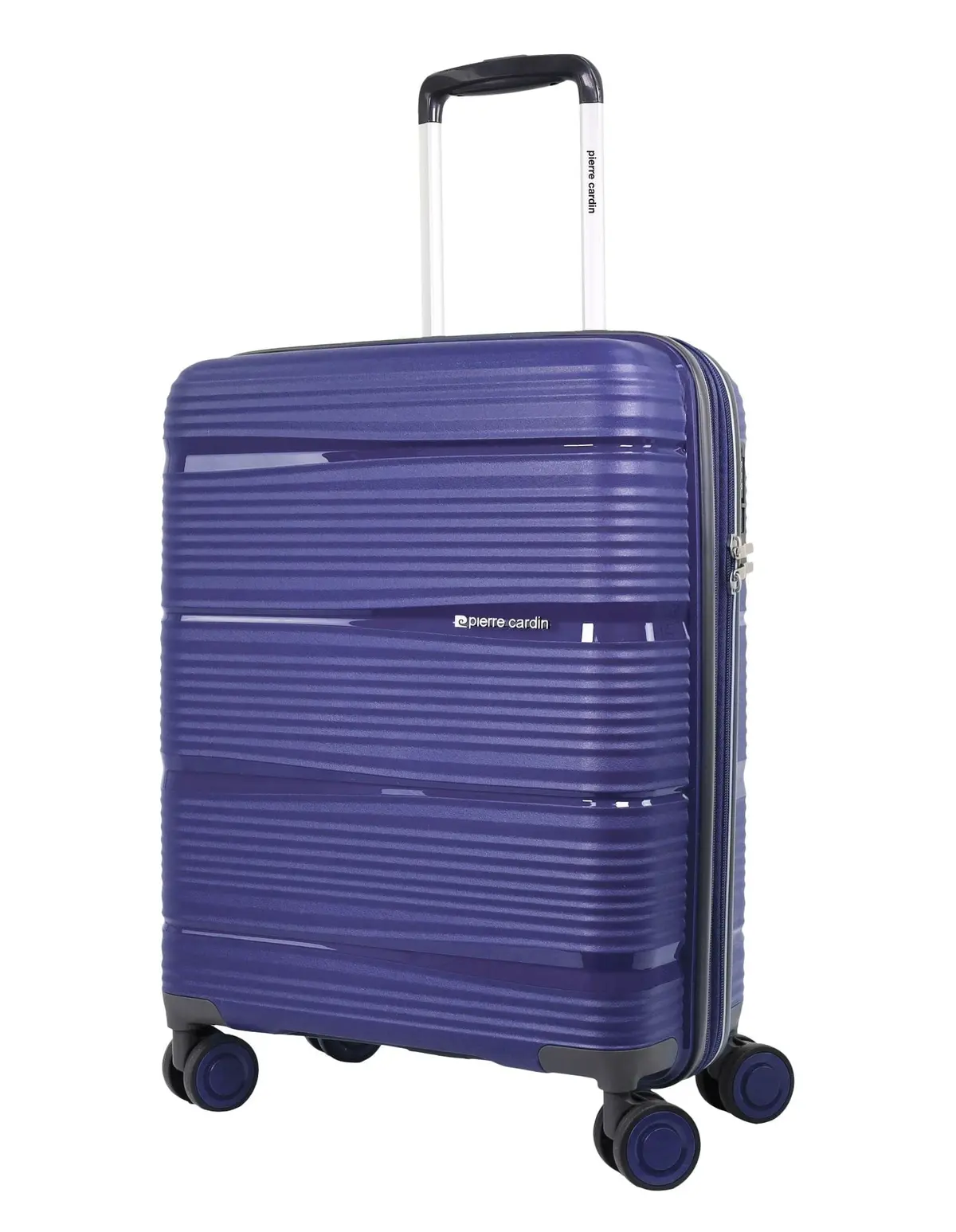 Pierre Cardin Normandy Cabin 55L Hard Shell Case Suitcase Travel Luggage Lilac 1