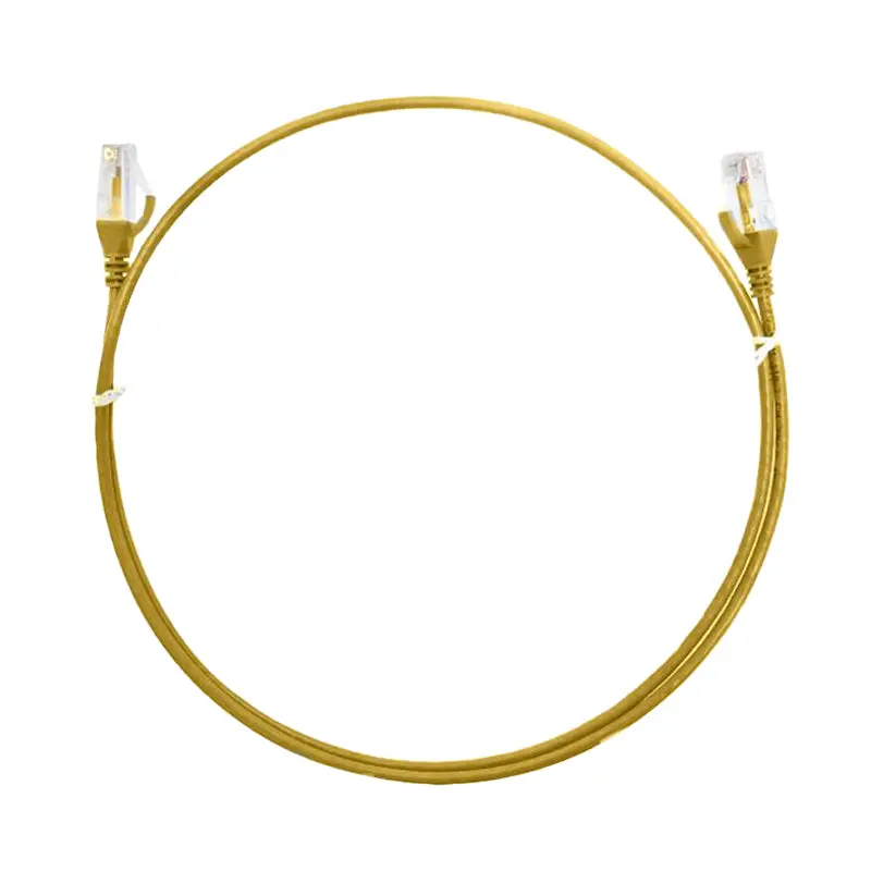 8Ware Cat6 Premium Rj45 Utp Ultra Thin Slim Network Cable - 15M Yellow (Cat6thinye-15M) 1