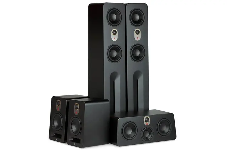 Aperion Novus 5.0 Home Cinema Theatre Surround Sound System 1
