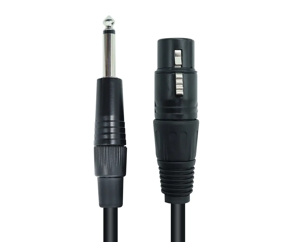 Precision Audio 1/4" To Xlr Studio Stage Microphone Lead 5M Mjack5 2