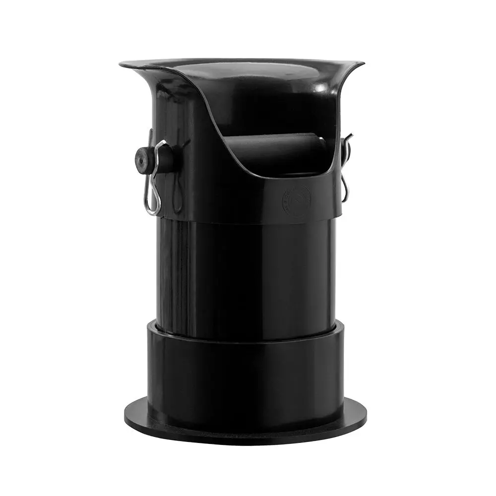 Crema Pro Knock Bin Commercial Coffee Grinds Waste Tamper Tube 315Mm (Black) 1