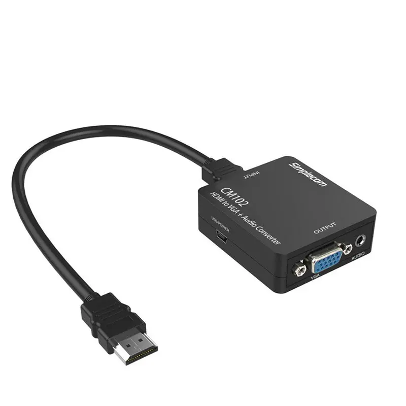 Simplecom Hdmi To Vga + Audio Converter (Cm102) 1