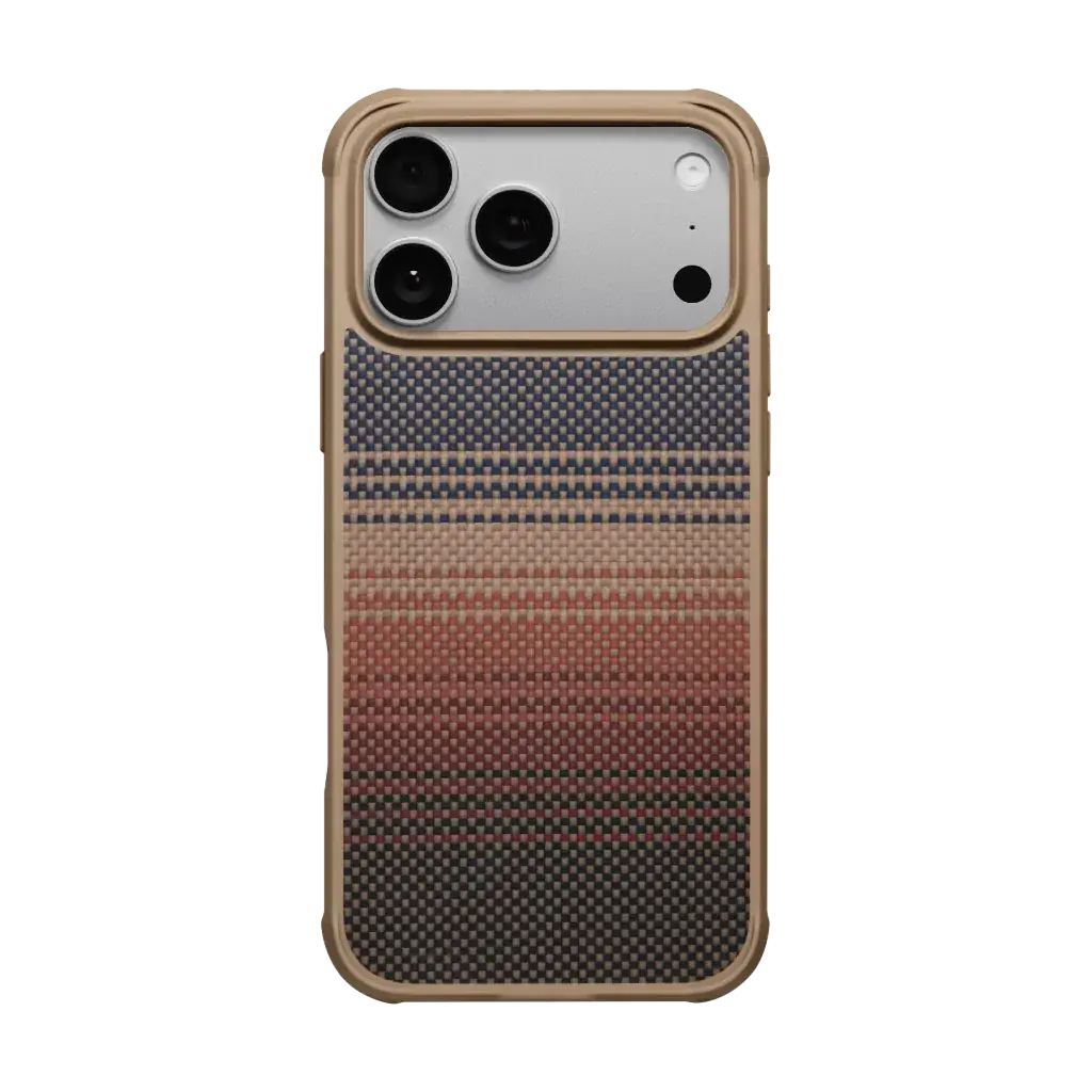 Pitaka Aramid Fibre Proguard Case For Iphone 17 Pro Max Sunset 1