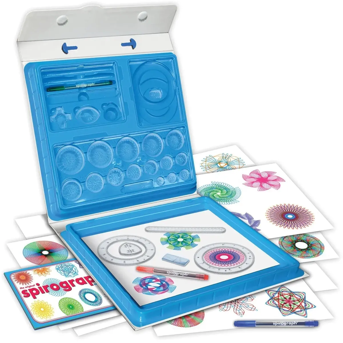 Spirograph The Original Deluxe Kit 45+ Piece Drawing Set 2