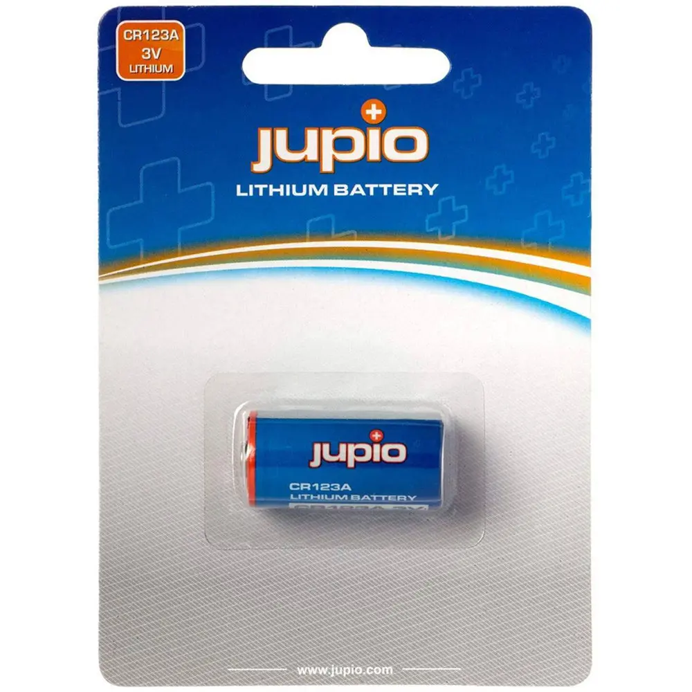 Jupio Cr123a 3V Lithium Battery Replacement For Cameras Blue 1