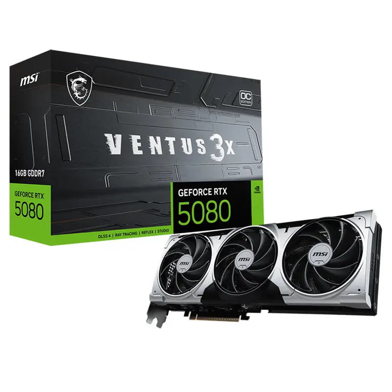 Msi Geforce Rtx 5080 Ventus 3X Plus 16G Oc Graphics Card (Geforce Rtx 5080 16G Ventus 3X Oc Plus) 1
