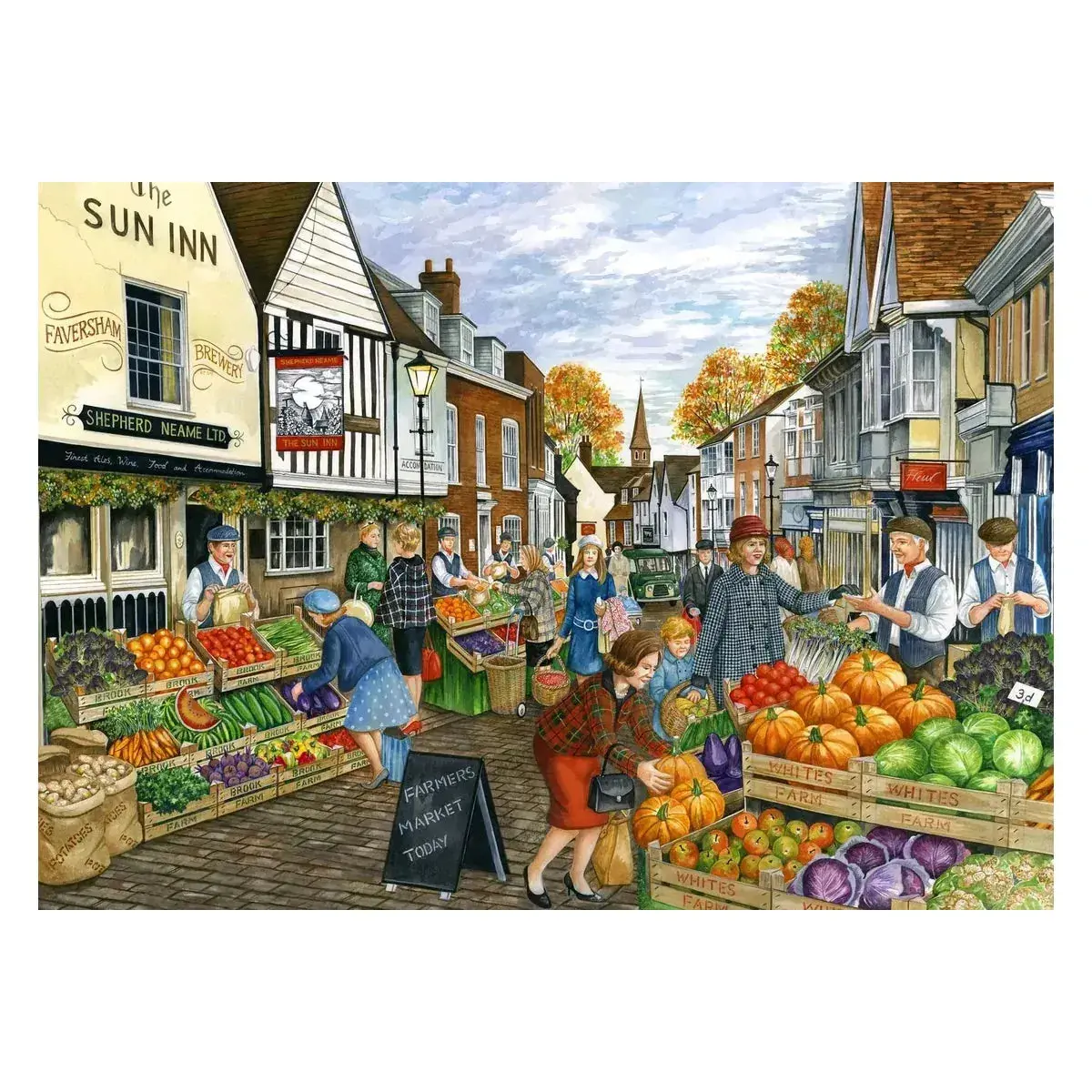 Holdson 1000Pc A Day Out Farmers Market Puzzle 2