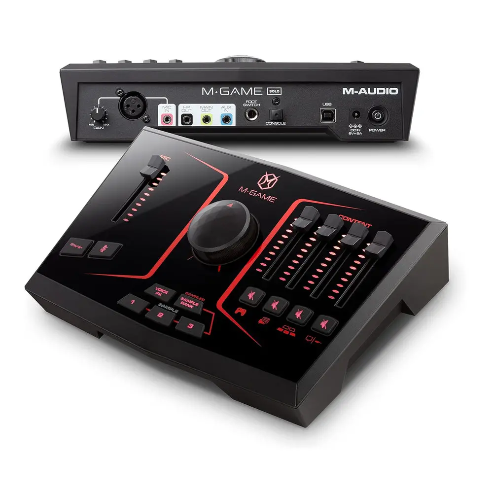 M-Game Usb Streaming Interface/Mixer With Led Lighting/Sampler/Voice Shaping 2