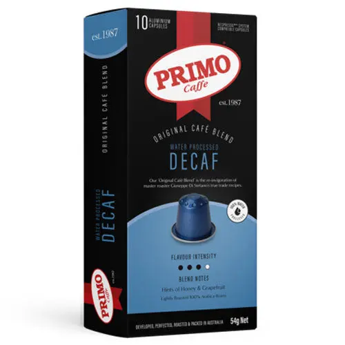 Primo Caffe Decaf Coffee Capsules (6 X 10-Pack) For Nespresso 2