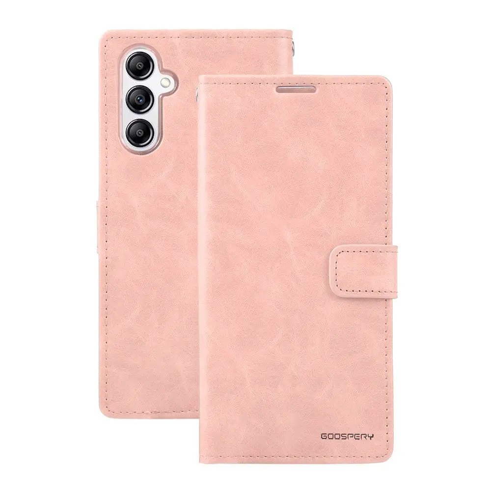 Goospery Bluemoon Diary For Samsung Galaxy A35 5G - Rose Gold 1