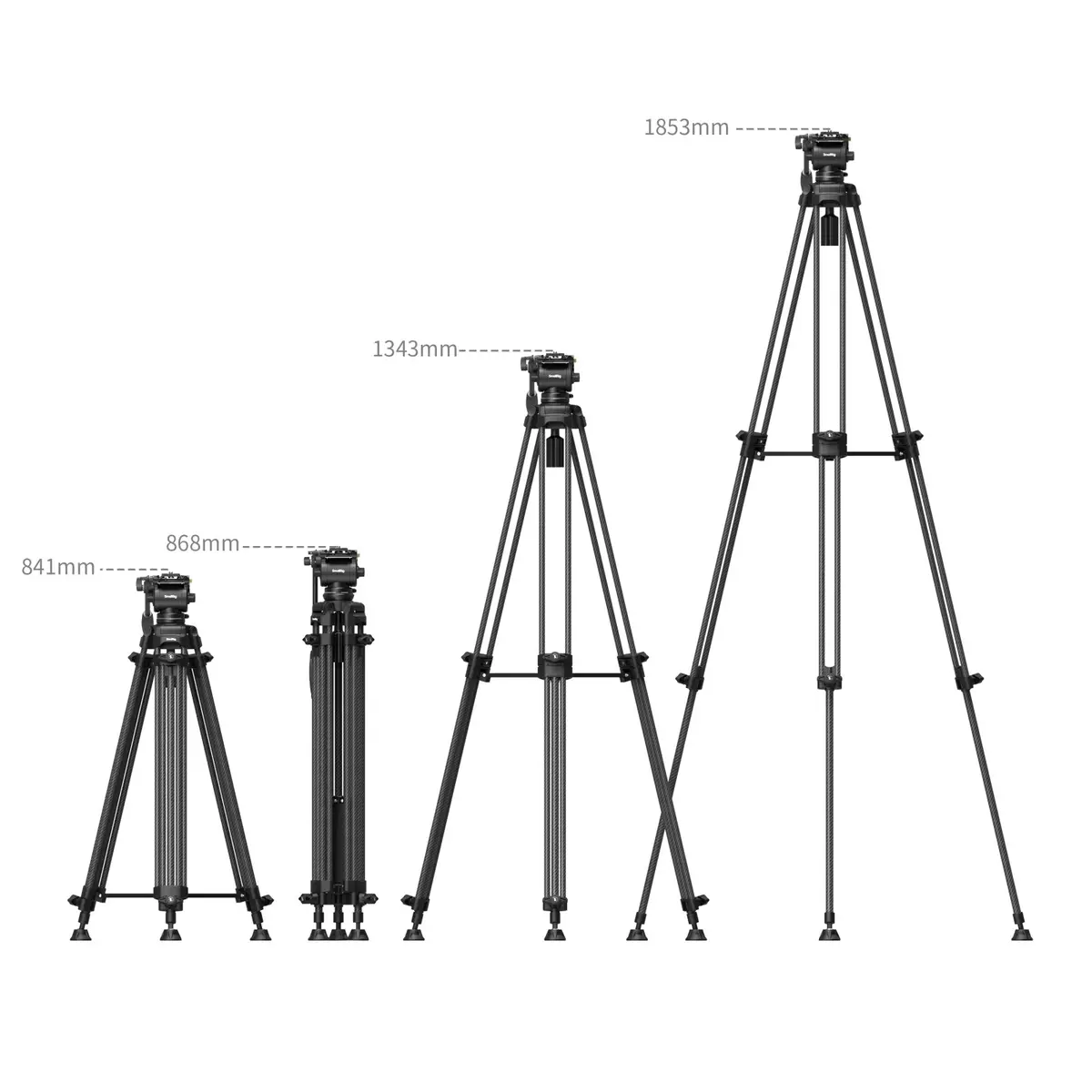Smallrig Ad14 Heavy-Duty Carbon Fiber Tripod 5441 2