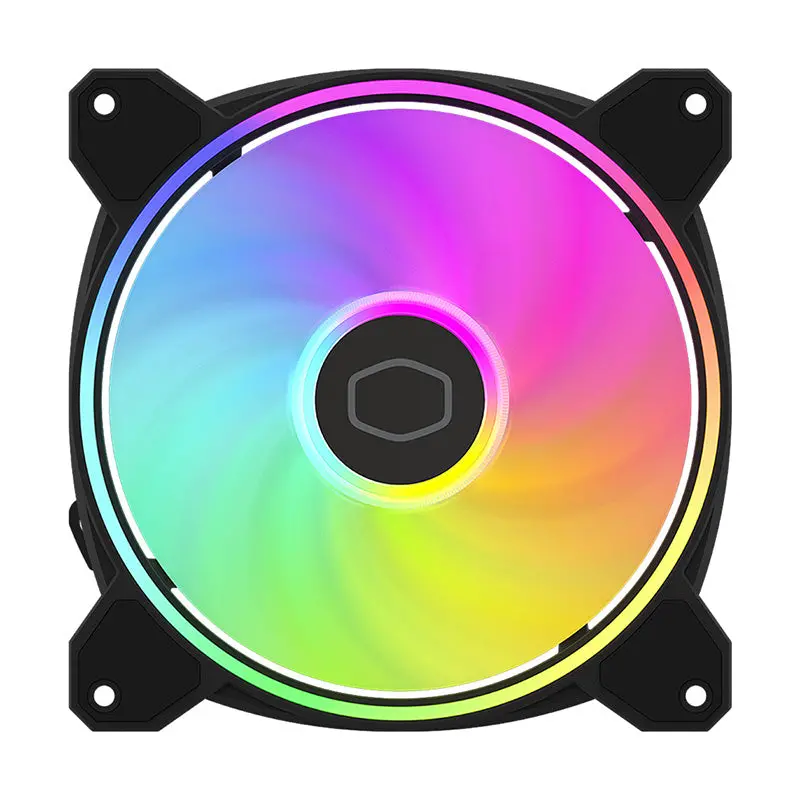 Cooler Master Masterfan Mf140 Halo² Dual Loop Argb Pwm Case Fan (Black) 1