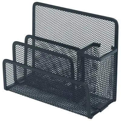 Esselte Desk Organiser Metal Mesh Black 1