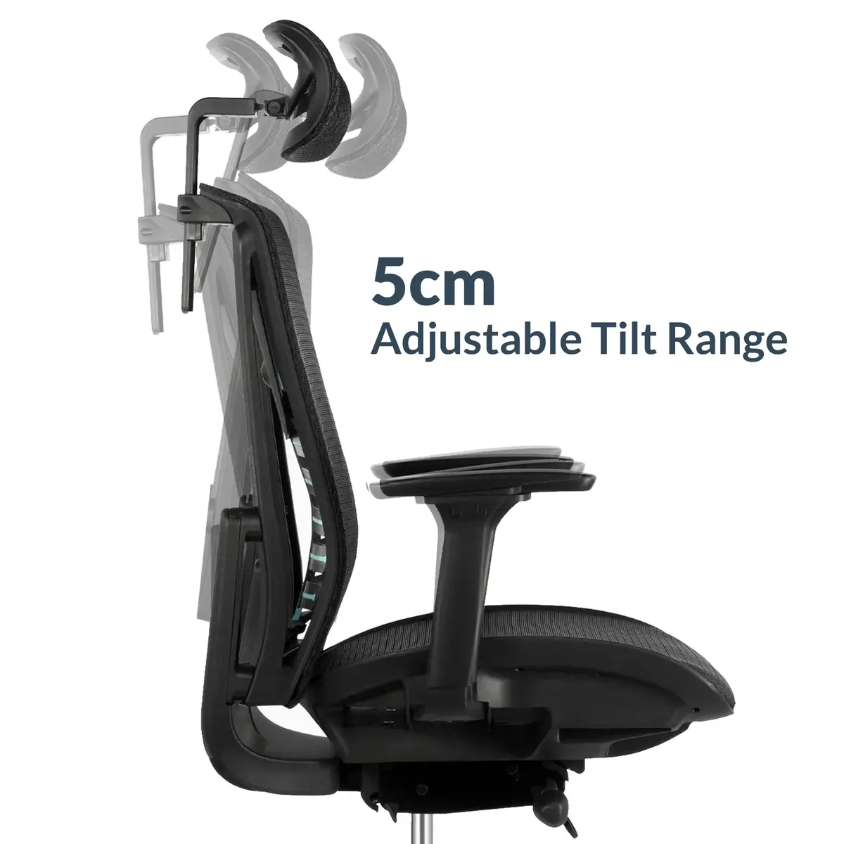 Desky Big And Tall High Back Office Chair - Black 2