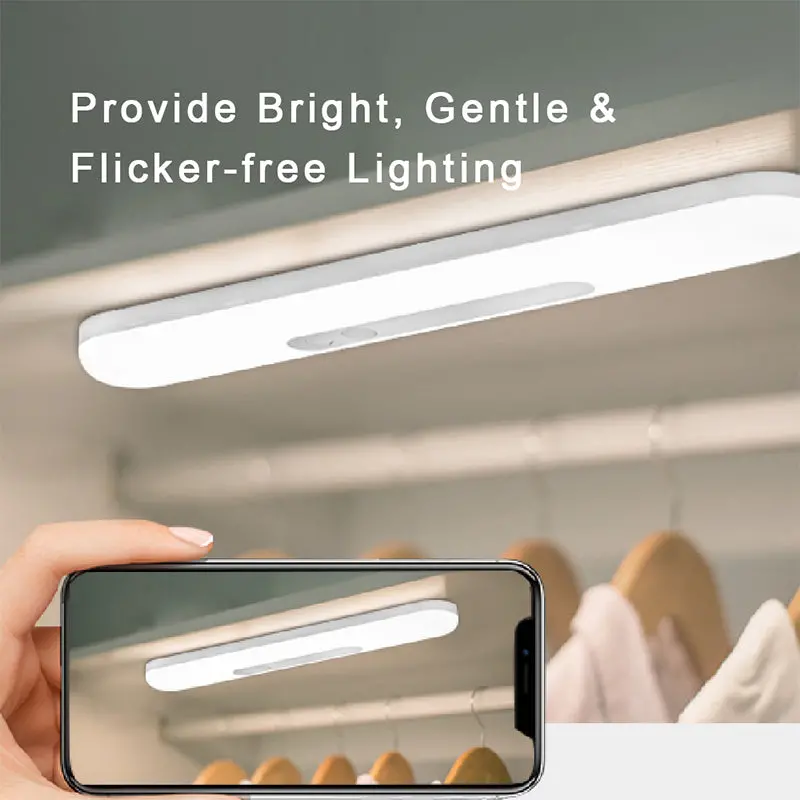 Sansai Led 30Cm Magnetic Sensor Light 3000Mah Rechargable Cool (White) 2
