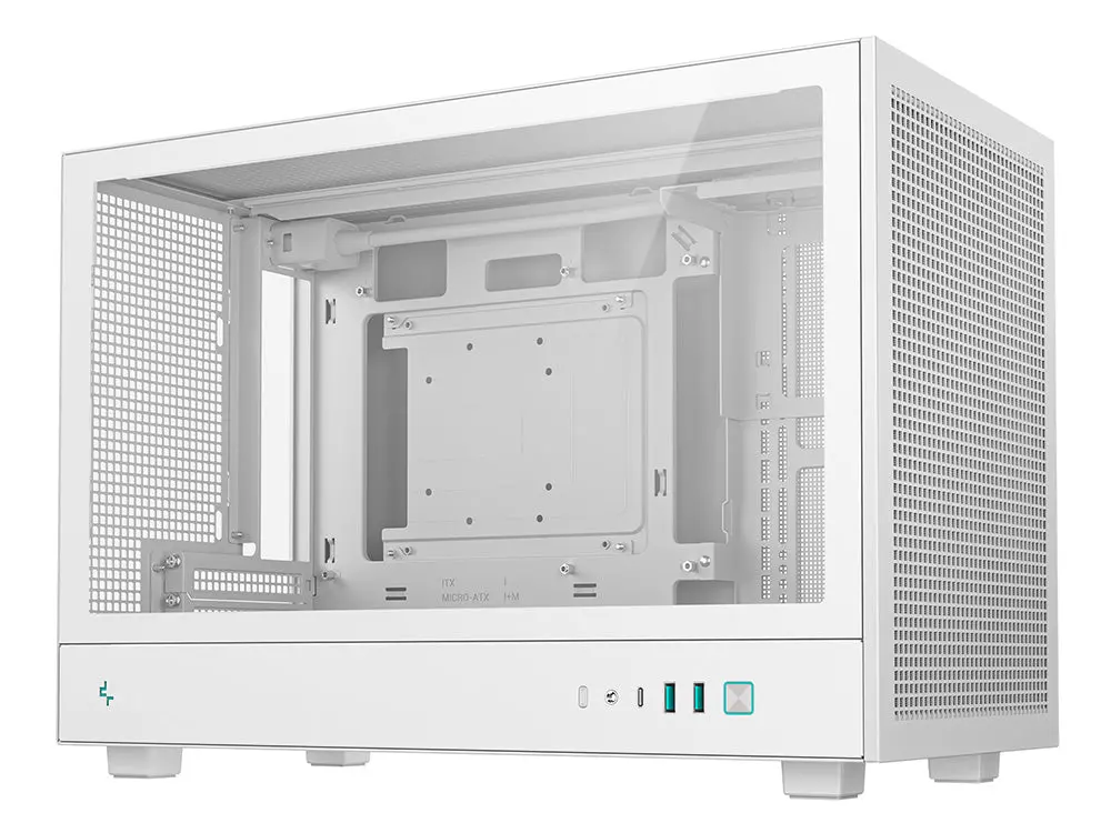 Deepcool Ch260 Tempered Glass Micro-Atx Case - White 1