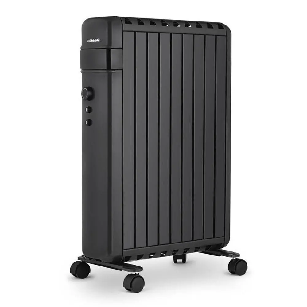 Heller 2000W  Electric Oil Free Column Heater With Heating Thermostat (Black) 1