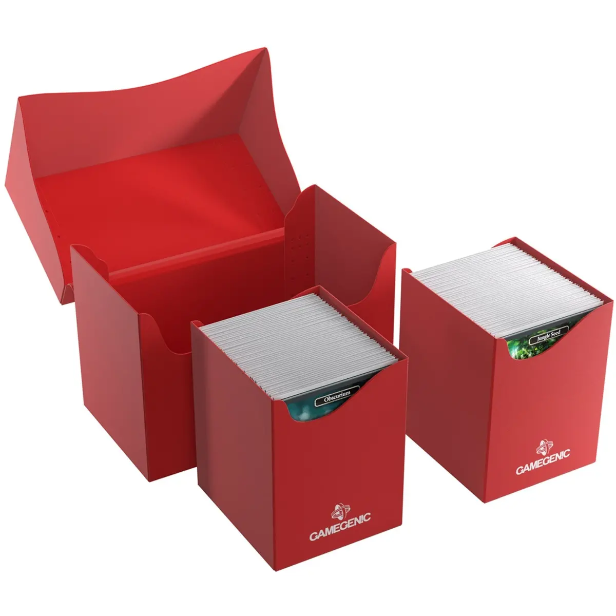 Gamegenic Double Deck Holder 200+ Xl (Red) 1