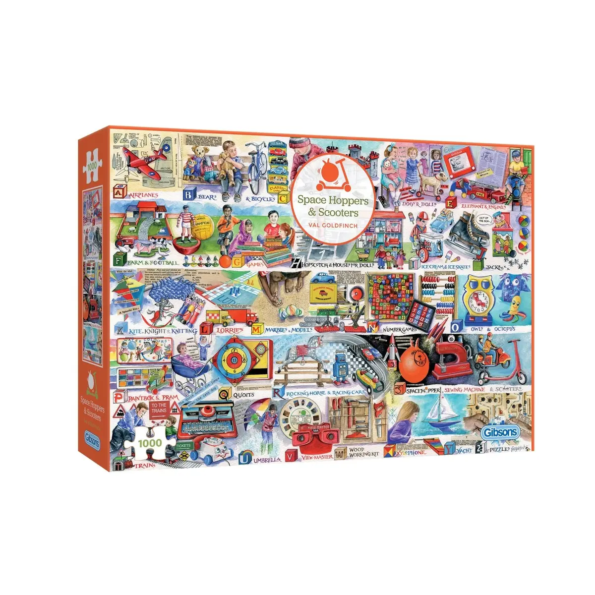 Gibsons 1000Pc Space Hoppers And Scooters Puzzle 1